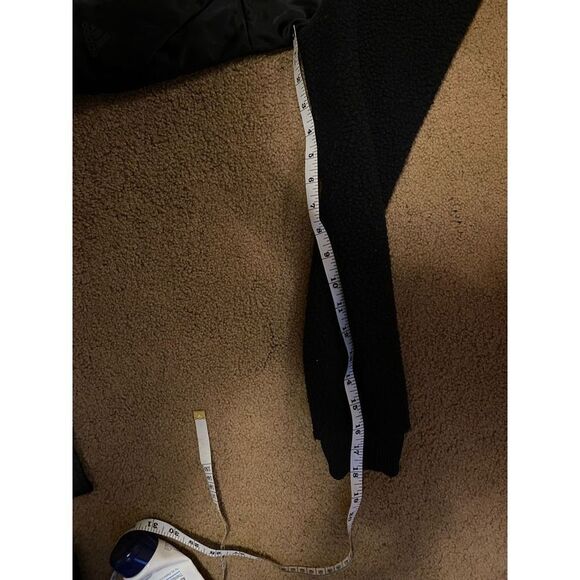 Adidas‎ Bomber Jacket Mixed Material Womens Small Black - Picture 12 of 12